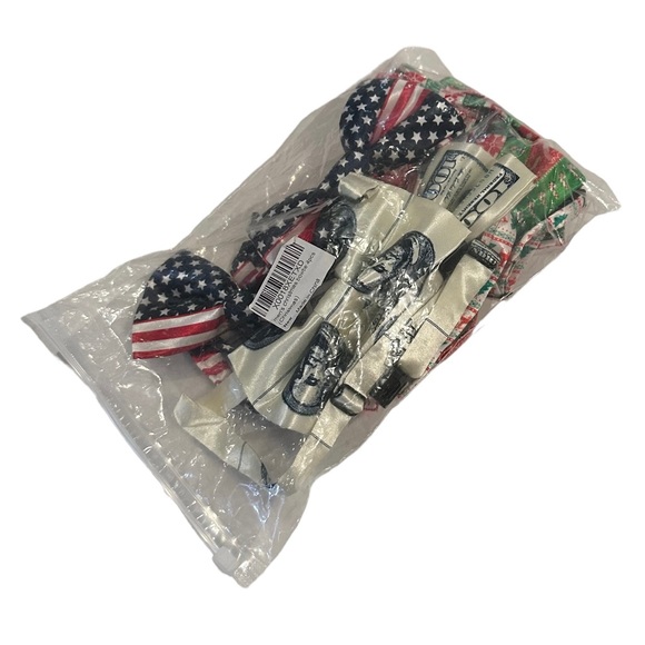 Lot of 8 Fun Mixed Patterns Men’s Bow Ties - Picture 5 of 5